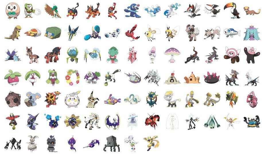 Pokémon evolution charts